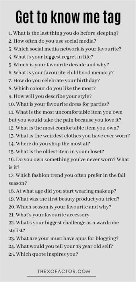 Get To Know Me Questions Fun Questions To Ask Getting To Know