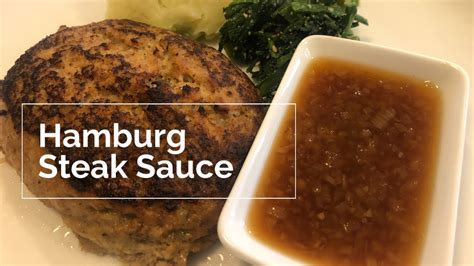 Steak can be enjoyed in so many different but very simple ways. Japanese chef cooks a Hamburg steak sauce. - YouTube