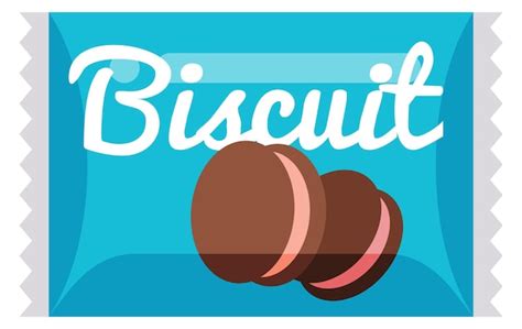 Premium Vector Biscuit In Plastic Bag Cartoon Sweet Snack Icon
