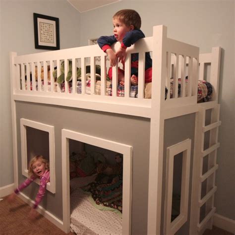 Pin By Caitlin Purcell On Diy Diy Bunk Bed Kid Beds Kids Bunk Beds