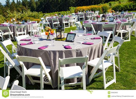 Wedding Reception Table Details Stock Image Image Of
