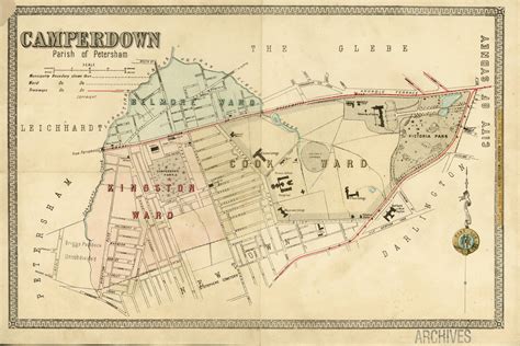 Map Camperdown Parish Of Petersham Circa 1886 1889 City Of Sydney