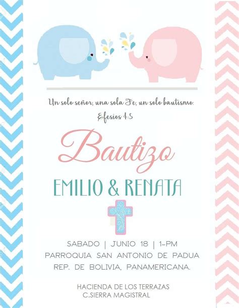 Bautizo InvitaciÓn Doble Tarjetas De Invitacion Bautizo Oraciones De