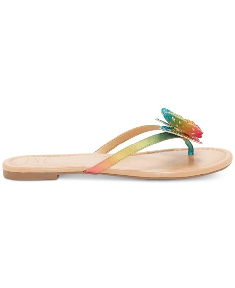 Shop clothing & accessories from a trusted name in butterfly flip sequin tee. INC International Concepts Marsha Butterfly Flip-flop Sandals, Created For Macy's - Lyst