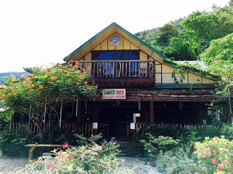 Bamboo House Beach Lodge And Restaurant Puerto Galera Philippines