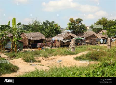Typical Houses Of Local Village Of Myanmar Bhurma Stock Photo Alamy