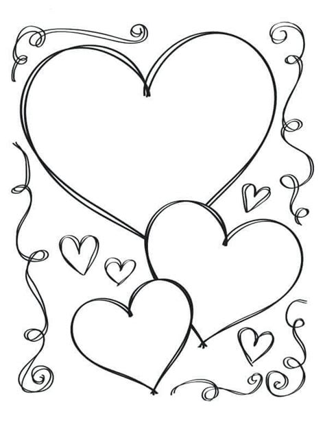 We have easy hearts for kids, and some with teddy bears, flowers and ribbons. 35 Free Printable Heart Coloring Pages
