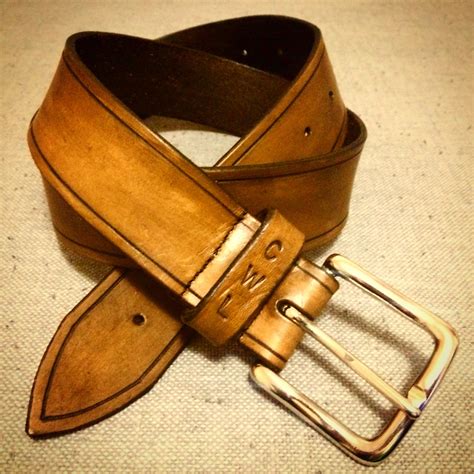 Custom Belt I Made Last Year Antique Gelled Veg Tan R Leathercraft