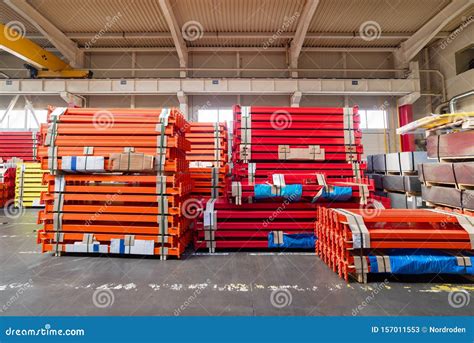 Factory Warehouse Of Finished Products Stock Image Image Of Industry