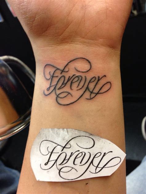 Forever And Always Ambigram Tattoos Ideas Tattoos Ambigram Tattoo
