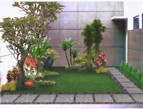 30 Desain Taman Depan Minimalis Sederhana - Rumahku Unik