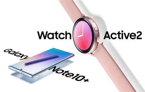 Samsung Galaxy Note 10 και Galaxy Watch Active 2 Νέα Press Renders