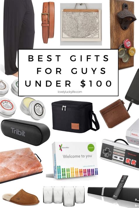 These ideas will leave your man satisfied in more than one way! 42 Great Christmas Gift Ideas for Him - Lovely Lucky Life