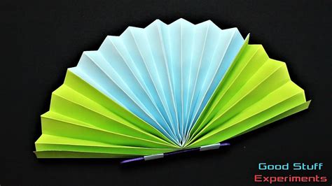Origami Chinese Fan How To Make A Chinese Paper Fan Youtube