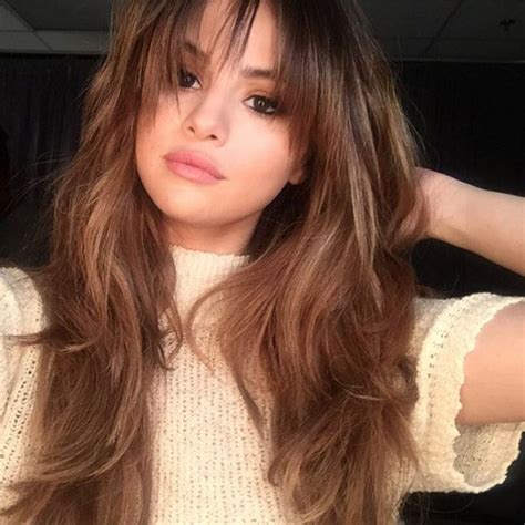 Selena Gomez Debuts New Fringe Hairstyle