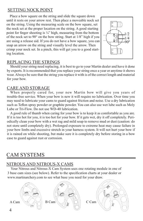 Cam Systems Martin Archery Martin Compound Bow User Manual Page 8
