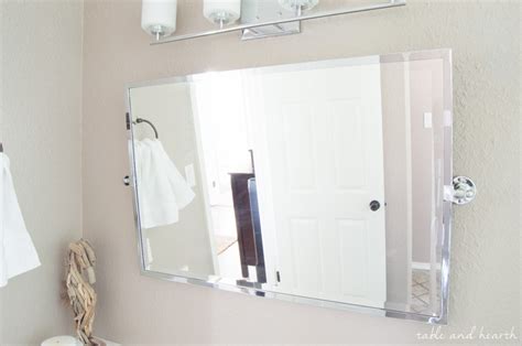 640 x 640 jpeg 76 кб. A Shiny New Master Bathroom Mirror | Table and Hearth