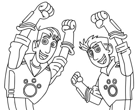 Wild Kratts Coloring Pages Coloringlib