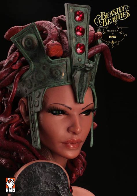 Medusa Statue Bust Mythology Time To Collect