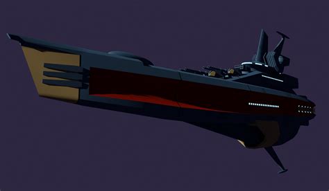 Artstation Space Battleship Yamato Resurrection 2220 Edf Cruiser