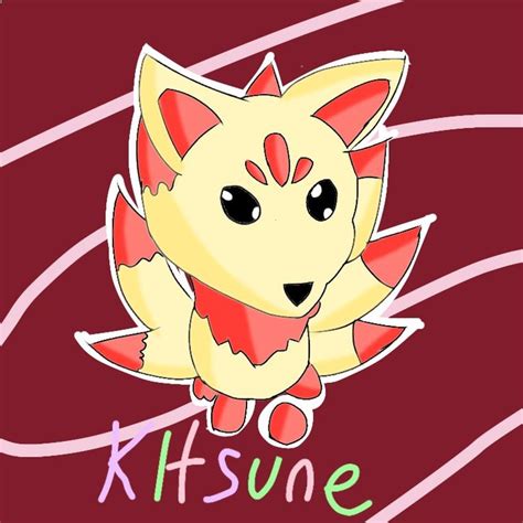 Kitsune Speededit Adopt Me Uwu Kitsune Adoption Pets