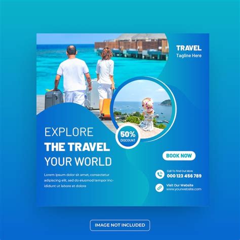 Agência De Viagens E Turismo Social Media Post Ou Instagram Post Web