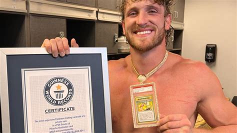 Logan Paul Acquires Psa Grade Pikachu Illustrator Card For Million