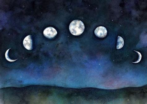 This Item Is Unavailable Etsy Watercolor Moon Moon Phases Art