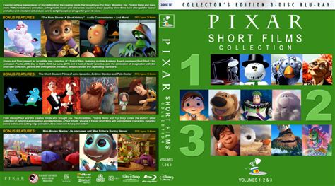 Pixar Short Films Collection Volumes 1 2 And 3 2012 2018 R1 Custom