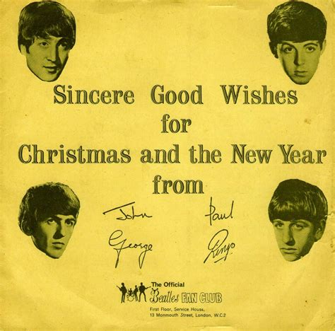 The Beatles Fan Club Christmas Record 1963 The Beatles Beatles