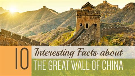 10 Great Wall Of China Facts That Are Extremely Shocking Riset