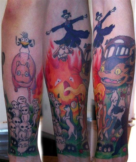 Ghibli Tattoo Tattoos Studio Ghibli Tattoo