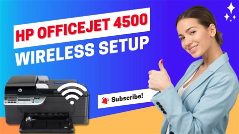 Hp Officejet 4500 Wireless Setup Printer Tales Youtube