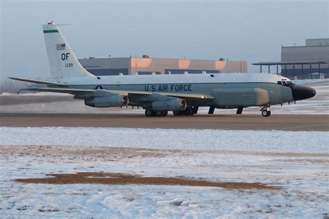 A Us Air Force Usaf Rc 135 Rivet Joint 343rd