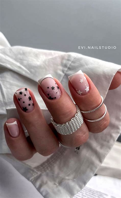 Indulge In The Classic Elegance Of French Nails Double French Star