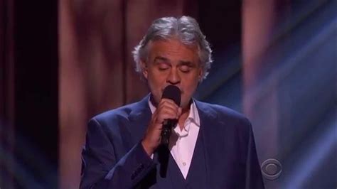 Andrea Bocelli Sings I Just Called To Say I Love You Youtube