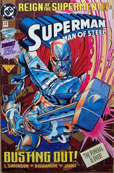 Superman The Man Of Steel Comic Book No 22 June 1993