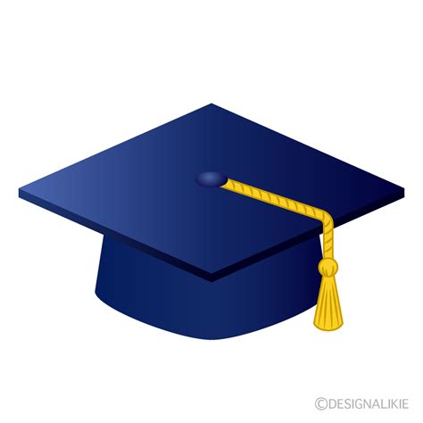Blue Graduation Cap Clip Art Free Png Image｜illustoon