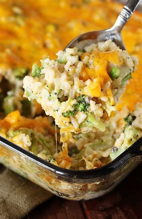 Broccoli Casserole With Rice Rice Side Dishes Dinner Side Dishes