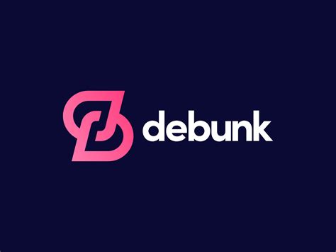 Debunk Logo Concept Logo Concept Logo Design Creative Logo