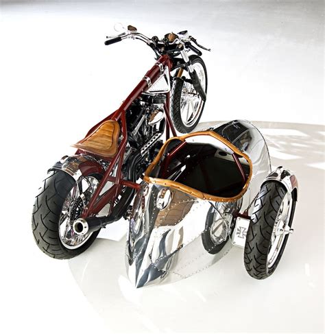 Steampunkish Big Twin Hardtail And Sidecar Motocicletas Bmw Sidecar