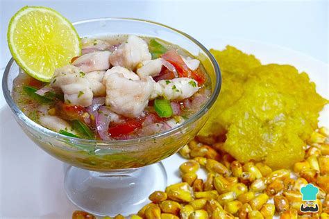 Ceviche de pescado ecuatoriano Fácil Receta Ceviche de pescado
