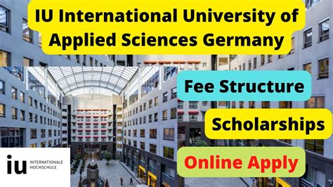 Iu International University Of Applied Sciences Germany Admission 2022