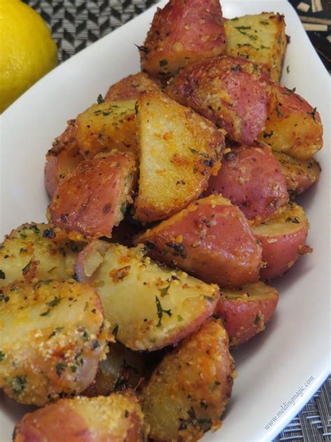 You could also make this on the grill, covered in foil in an aluminum pan. Garlic Parmesan Roasted Baby Red Potatoes (With images ...