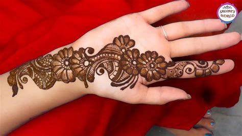 Simple Arabic Henna Mehndi Designs For Hands 3d Mehndi Designs