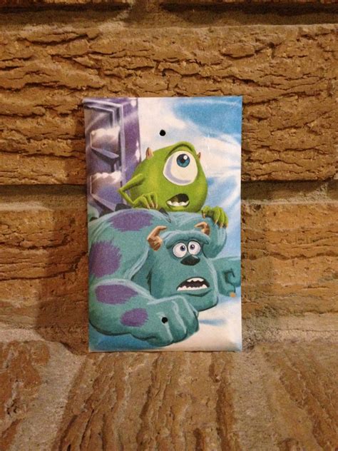 Monsters Inc Light Switch Cover Nursery Decoration Monster Etsy