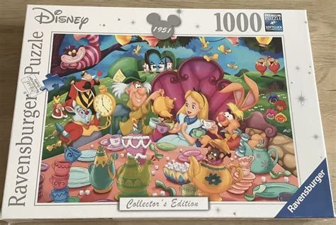 Disney Alice In Wonderland Ravensburger 1000 Piece Puzzle