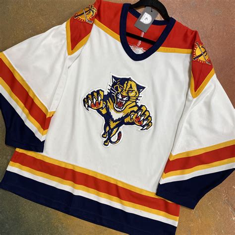 90s Florida Panthers Ccm Jersey Mens Large Etsy