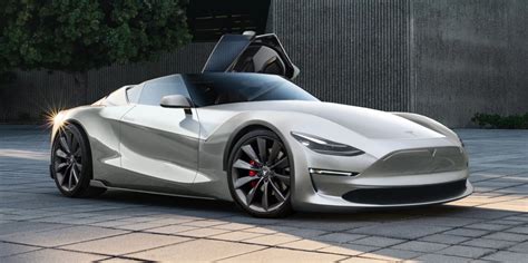 Tesla Next Gen Roadster Unofficial Render Tries To Envision Teslas