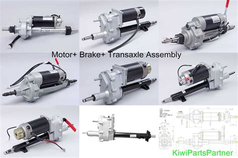 M53 Transaxle Assembly 400w Motor 4200rpm With Brake Mobility Scooter